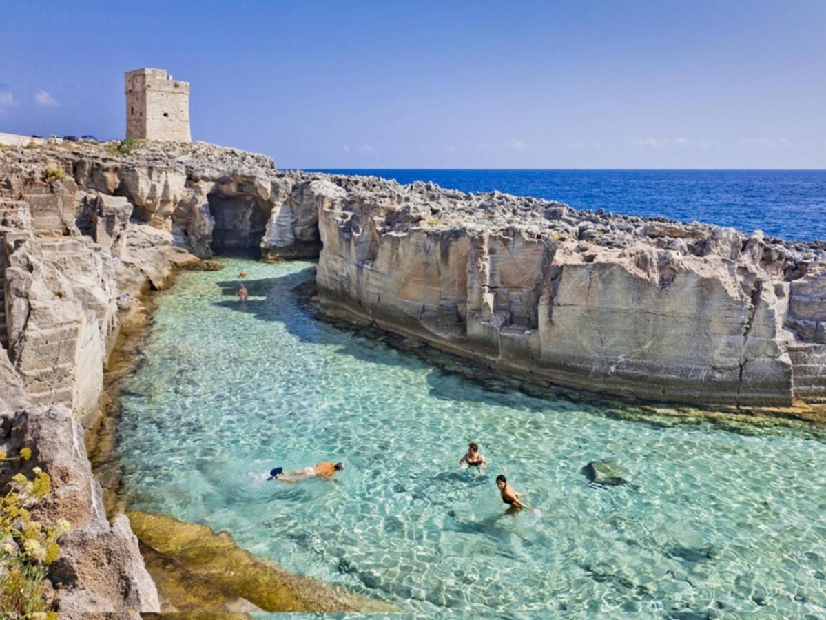 Villa Piana - Con Piscina E Giardino Privato Nel Salento 特里卡塞 外观 照片